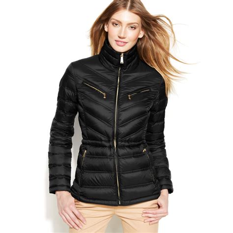 michael michael kors down packable puffer jacket|Michael Kors winter puffer coats.